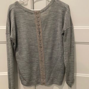 SUPER light weight ASOS sweater w adorable back